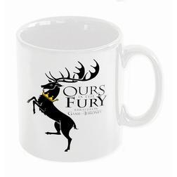 TASSA BLANCA JUEGO DE TRONOS OURS IS THE FURY BARATHEON | 8436535272988 | Llibreria Aqualata | Comprar libros en catalán y castellano online | Comprar libros Igualada