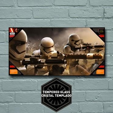 POSTER DE VIDRIO STAR WARS STORMTROOPERS BATALLA | 8436546898344 | Llibreria Aqualata | Comprar libros en catalán y castellano online | Comprar libros Igualada