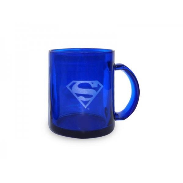 TASSA VIDRE SUPERMAN BLAU TRANSPARENT DC COMICS | 8436546892120 | Llibreria Aqualata | Comprar libros en catalán y castellano online | Comprar libros Igualada