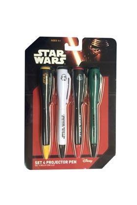 BOLIGRAFS STAR WARS SET 4 PROJECTOR LLUM (TINTES DIFERENTS) | 8436546896012 | Llibreria Aqualata | Comprar llibres en català i castellà online | Comprar llibres Igualada