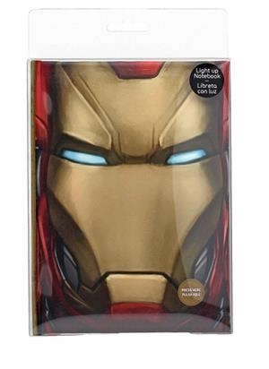 LLIBRETA IRON MAN ROSTRE AMB LLUM MARVEL CIVIL WAR | 8435450202421 | Llibreria Aqualata | Comprar llibres en català i castellà online | Comprar llibres Igualada