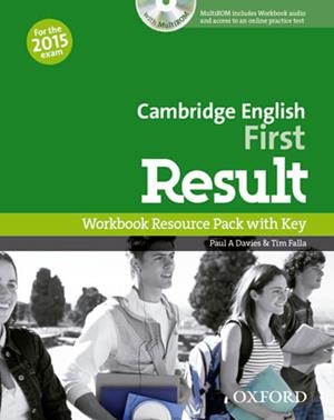 FIRST CERTIFICATE IN ENGLISH RESULT WORKBOOK WITH ANSWER KEY+CD-R PACK EXAM 2015 | 9780194511803 | PAUL A. DAVIES | Llibreria Aqualata | Comprar libros en catalán y castellano online | Comprar libros Igualada