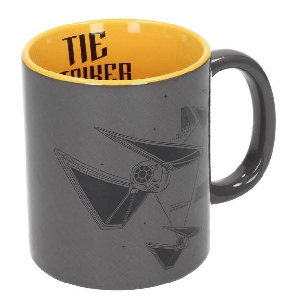 TAZA STAR WARS TIE STRIKER GRIS-AMARILLA CERAMICA | 8436535275699 | Llibreria Aqualata | Comprar libros en catalán y castellano online | Comprar libros Igualada