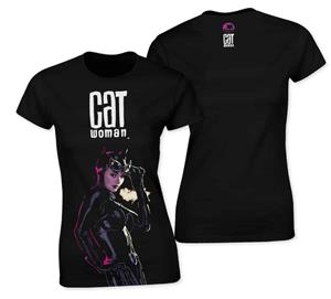 CAMISETA CATWOMAN NEGRA CHICA T-S DC COMICS | 8435450200366 | Llibreria Aqualata | Comprar libros en catalán y castellano online | Comprar libros Igualada