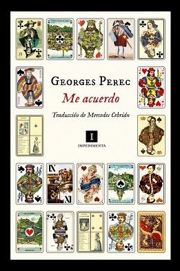 ME ACUERDO | 9788416542741 | PEREC, GEORGES | Llibreria Aqualata | Comprar libros en catalán y castellano online | Comprar libros Igualada
