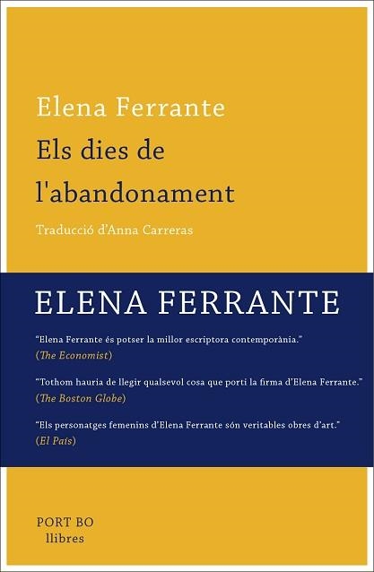 DIES DE L'ABANDONAMENT, ELS | 9788416259779 | FERRANTE, ELENA | Llibreria Aqualata | Comprar llibres en català i castellà online | Comprar llibres Igualada