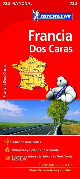 MAPA FRANCIA (NATIONAL DOBLE CARA 722) | 9782067219861 | VARIOS AUTORES | Llibreria Aqualata | Comprar libros en catalán y castellano online | Comprar libros Igualada
