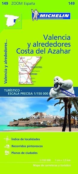 MAPA VALENCIA Y ALREDEDORES, COSTA DEL AZAHAR (MAPA ZOOM ESPAÑA 149 1/150 000) | 9782067218253 | VARIOS AUTORES | Llibreria Aqualata | Comprar libros en catalán y castellano online | Comprar libros Igualada