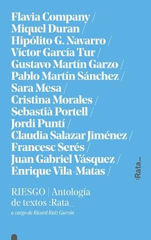 RIESGO | 9788494489136 | AA.VV. | Llibreria Aqualata | Comprar llibres en català i castellà online | Comprar llibres Igualada