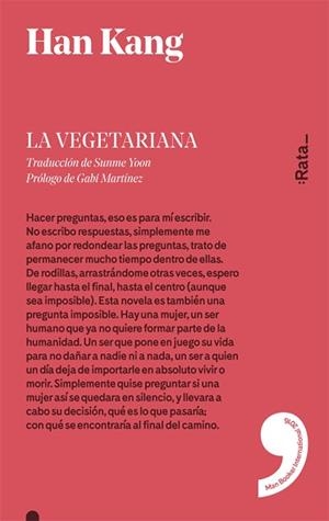 VEGETARIANA, LA | 9788416738137 | KANG, HAN | Llibreria Aqualata | Comprar libros en catalán y castellano online | Comprar libros Igualada