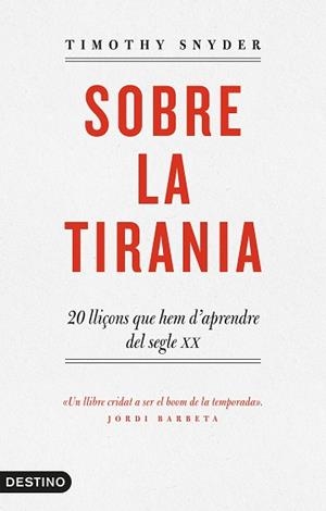 SOBRE LA TIRANIA | 9788497102681 | SNYDER, TIMOTHY D.  | Llibreria Aqualata | Comprar llibres en català i castellà online | Comprar llibres Igualada
