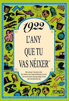 1922: L'ANY QUE TU VAS NEIXER | 9788488907073 | Llibreria Aqualata | Comprar libros en catalán y castellano online | Comprar libros Igualada