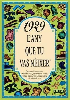 1929: L'ANY QUE TU VAS NEIXER | 9788488907141 | Llibreria Aqualata | Comprar libros en catalán y castellano online | Comprar libros Igualada