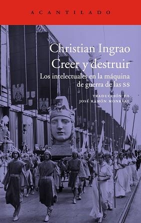 CREER Y DESTRUIR | 9788416748488 | INGRAO, CHRISTIAN | Llibreria Aqualata | Comprar libros en catalán y castellano online | Comprar libros Igualada
