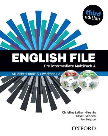 ENGLISH FILE PRE-INTERMEDIATE. - 3RD EDITION SPLIT EDITION MULTIPACK A WITH ITUTOR | 9780194598682 | OXENDEN, CLIVE/LATHAM-KOENIG, CHRISTINA/SELIGSON, PAUL | Llibreria Aqualata | Comprar libros en catalán y castellano online | Comprar libros Igualada