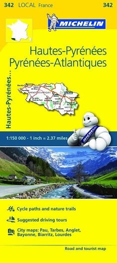 MAPA HAUTES-PYRÉNÉES, PYRÉNÉES ATLANTIQUES 342 1.150000 | 9782067210738 | Llibreria Aqualata | Comprar libros en catalán y castellano online | Comprar libros Igualada