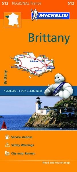 MAPA BRETAÑA 512 ESCALA 1.200000 | 9782067209619 | Llibreria Aqualata | Comprar libros en catalán y castellano online | Comprar libros Igualada