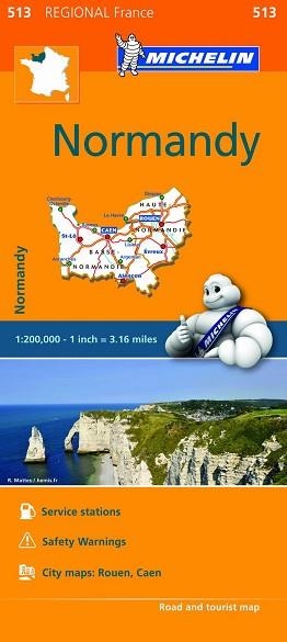 MAPA NORMANDIA 513 ESCALA 1.200000 | 9782067209657 | Llibreria Aqualata | Comprar libros en catalán y castellano online | Comprar libros Igualada