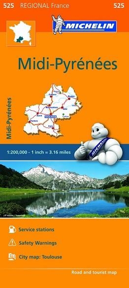 MAPA MIDI-PYRÉNÉES 525 ESCALA 1.200000 | 9782067209374 | Llibreria Aqualata | Comprar libros en catalán y castellano online | Comprar libros Igualada