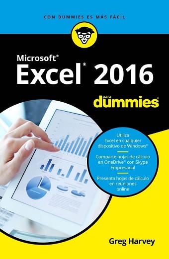 EXCEL 2016 PARA DUMMIES | 9788432903847 | HARVEY, GREG | Llibreria Aqualata | Comprar libros en catalán y castellano online | Comprar libros Igualada