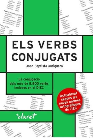 VERBS CONJUGATS, ELS | 9788491361008 | XURIGUERA PARRAMONA, JOAN BAPTISTA | Llibreria Aqualata | Comprar libros en catalán y castellano online | Comprar libros Igualada