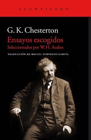 ENSAYOS ESCOGIDOS | 9788416748624 | CHESTERTON, G. K. (GILBERT KEITH) | Llibreria Aqualata | Comprar llibres en català i castellà online | Comprar llibres Igualada