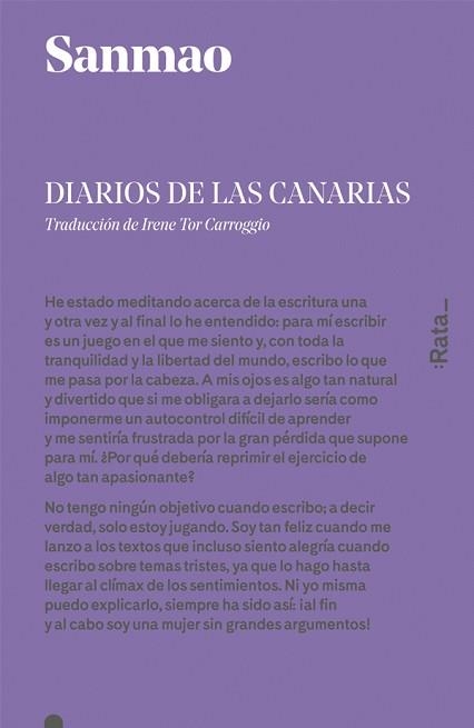 DIARIOS DE LAS CANARIAS | 9788416738090 | SANMAO | Llibreria Aqualata | Comprar libros en catalán y castellano online | Comprar libros Igualada