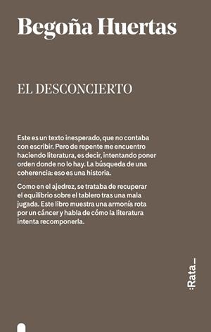 DESCONCIERTO, EL | 9788416738311 | HUERTAS, BEGOÑA | Llibreria Aqualata | Comprar llibres en català i castellà online | Comprar llibres Igualada