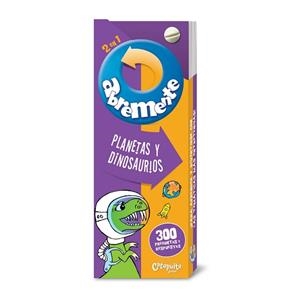 ABREMENTE 2 EN 1 - PLANETAS Y DINOSAURIOS | 9789876375795 | Llibreria Aqualata | Comprar libros en catalán y castellano online | Comprar libros Igualada