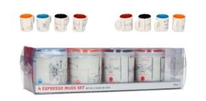 TASAS SET STAR WARS BLUEPRINTS SET 4 MINI TAZAS ESPRESO CERAMICA ST | 8435450213175 | Llibreria Aqualata | Comprar llibres en català i castellà online | Comprar llibres Igualada