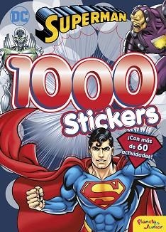 SUPERMAN. 1000 STICKERS | 9788408166023 | DC SUPERHÉROES | Llibreria Aqualata | Comprar libros en catalán y castellano online | Comprar libros Igualada