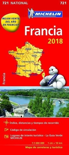 MAPA NATIONAL FRANCIA | 9782067226524 | VARIOS AUTORES | Llibreria Aqualata | Comprar libros en catalán y castellano online | Comprar libros Igualada