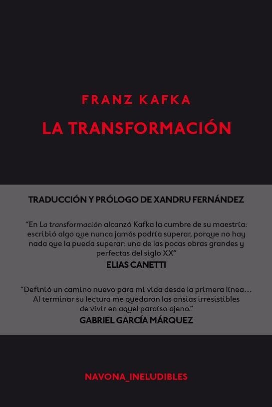TRANSFORMACIÓN, LA | 9788417181048 | KAFKA, FRANZ | Llibreria Aqualata | Comprar libros en catalán y castellano online | Comprar libros Igualada