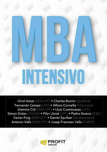 MBA INTENSIVO | 9788417209063 | VARIOS AUTORES | Llibreria Aqualata | Comprar libros en catalán y castellano online | Comprar libros Igualada
