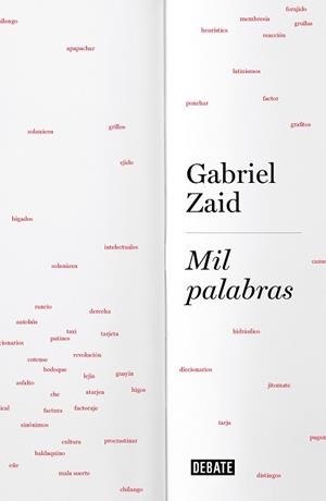 MIL PALABRAS | 9788499928517 | ZAID, GABRIEL | Llibreria Aqualata | Comprar libros en catalán y castellano online | Comprar libros Igualada