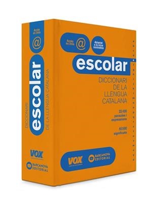 DICCIONARI ESCOLAR DE LA LLENGUA CATALANA VOX-BARCANOVA | 9788499742830 | VOX EDITORIAL | Llibreria Aqualata | Comprar libros en catalán y castellano online | Comprar libros Igualada