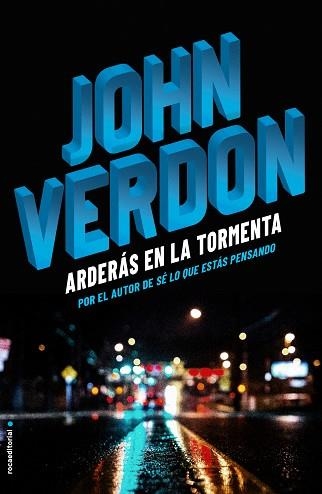 ARDERÁS EN LA TORMENTA | 9788416700721 | VERDON, JOHN | Llibreria Aqualata | Comprar libros en catalán y castellano online | Comprar libros Igualada