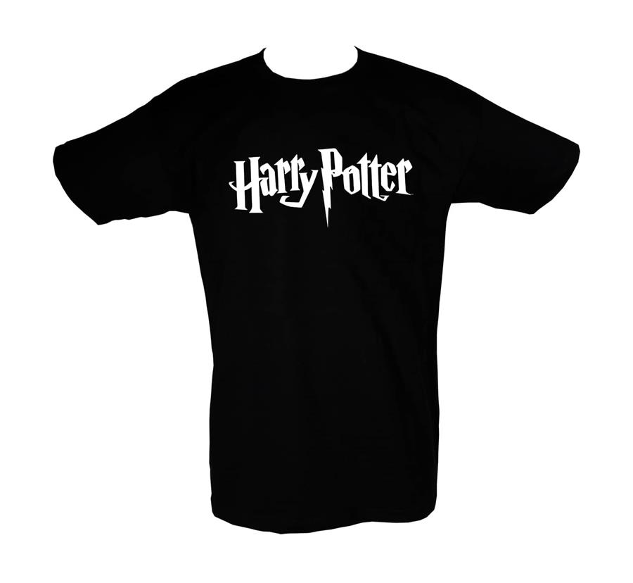 CAMISETA HARRY POTTER LOGO NEGRA T-S | 8435450206511 | Llibreria Aqualata | Comprar llibres en català i castellà online | Comprar llibres Igualada