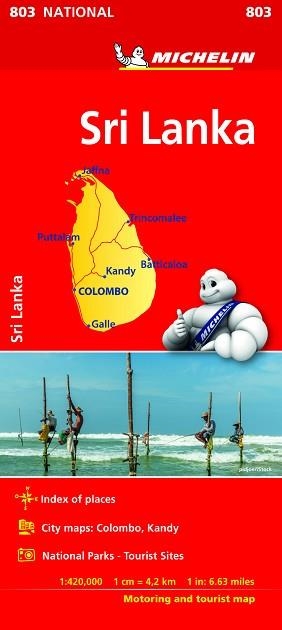 SRY LANKA (MAPA NATIONAL 803) | 9782067229297 | Llibreria Aqualata | Comprar libros en catalán y castellano online | Comprar libros Igualada