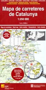 MAPA DE CARRETERES DE CATALUNYA 1:250.000 -ICGC | 9788439396710 | Llibreria Aqualata | Comprar llibres en català i castellà online | Comprar llibres Igualada