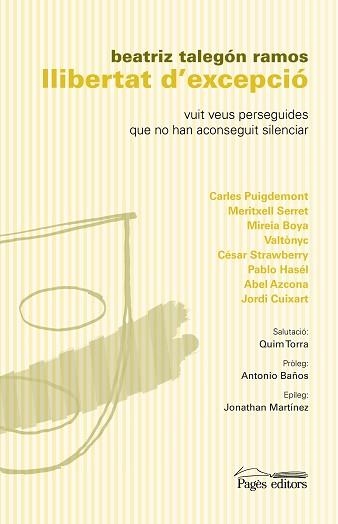 LLIBERTAT D'EXCEPCIÓ | 9788413030135 | TALEGÓN RAMOS, BEATRIZ | Llibreria Aqualata | Comprar libros en catalán y castellano online | Comprar libros Igualada