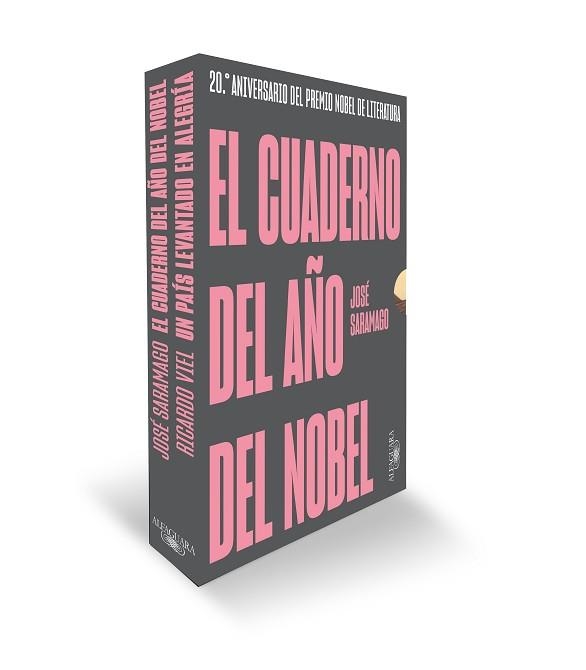 CUADERNO DEL AÑO DEL NOBEL / UN PAÍS LEVANTADO EN ALEGRÍA (CAIXA) | 9788420479736 | SARAMAGO, JOSÉ / VIEL, RICARDO  | Llibreria Aqualata | Comprar libros en catalán y castellano online | Comprar libros Igualada