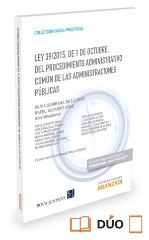 LEY 39/2015, DE 1 DE OCTUBRE, DEL PROCEDIMIENTO ADMINISTRATIVO COMÚN DE LAS ADMI | 9788491356998 | SUBIRANA DE LA CRUZ, SILVIA | Llibreria Aqualata | Comprar libros en catalán y castellano online | Comprar libros Igualada
