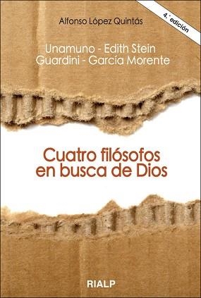 CUATRO FILOSOFOS EN BUSCA DE DIOS | 9788432132629 | LOPEZ QUINTAS, ALFONSO | Llibreria Aqualata | Comprar libros en catalán y castellano online | Comprar libros Igualada