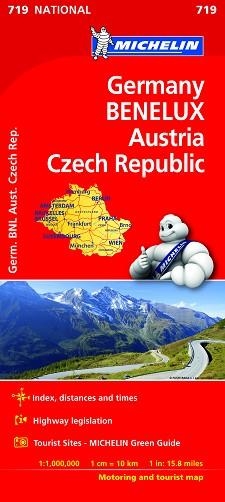 ALEMANIA, BENELUX, AUSTRIA, REP. CHECA MAPA (NATIONAL 719) | 9782067219854 | VARIOS AUTORES | Llibreria Aqualata | Comprar libros en catalán y castellano online | Comprar libros Igualada