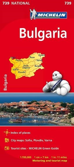 BULGARIA MAPA (NATIONAL 739) | 9782067174078 | VARIOS AUTORES | Llibreria Aqualata | Comprar libros en catalán y castellano online | Comprar libros Igualada