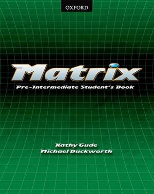 MATRIX PRE-INTERMEDIATE STUDENT'S BOOK | 9780194369664 | Llibreria Aqualata | Comprar libros en catalán y castellano online | Comprar libros Igualada