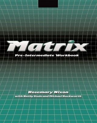 MATRIX PRE-INTERMEDIATE WORKBOOK | 9780194369817 | Llibreria Aqualata | Comprar libros en catalán y castellano online | Comprar libros Igualada