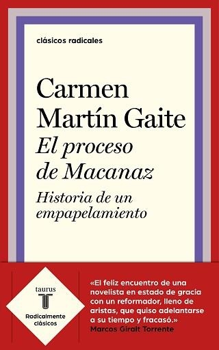 PROCESO DE MACANAZ, EL | 9788430622511 | MARTÍN GAITE, CARMEN | Llibreria Aqualata | Comprar libros en catalán y castellano online | Comprar libros Igualada