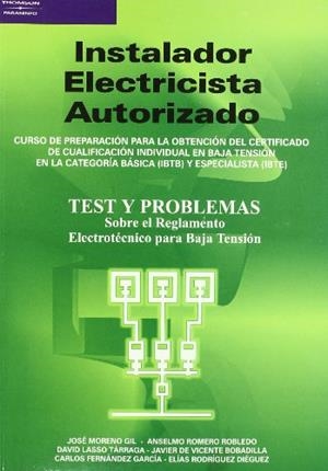 INSTALADOR ELECTRICISTA AUTORIZADO, TEST Y PROBLEMAS | 9788428328623 | AA.VV. | Llibreria Aqualata | Comprar libros en catalán y castellano online | Comprar libros Igualada